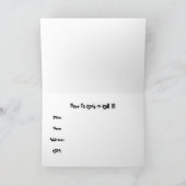 Zeit zum Rock'n'Roll Einladung (Innenseite)