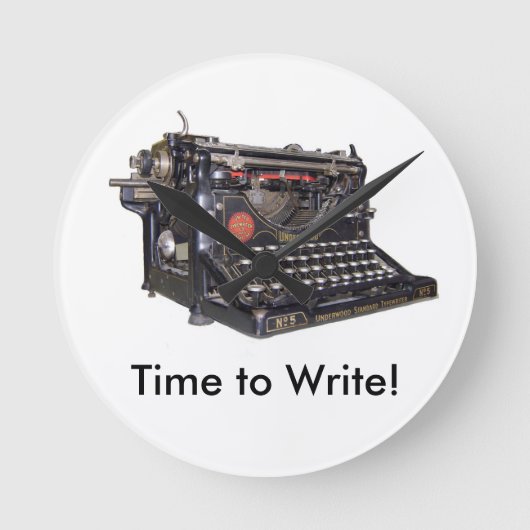 Zeit zum Schreiben der Uhr (Vorderseite)