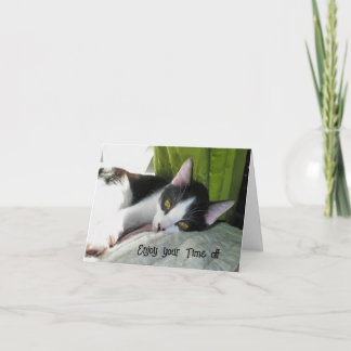 Zeit zum Schwimmen - Genießen Sie Ihre Zeit frei Karte