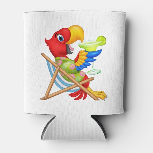 Zeit zum Schwimmen - sehen Sie zurück! Dosenkühler (Vorderseite)