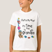 Zeit zum Spielen mit Opa T-Shirt (Vorderseite)
