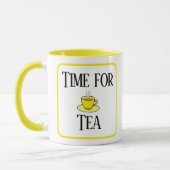 Zeit zum Tee, Tee-Tasse. Mit Ihrem Namen Tasse (Links)