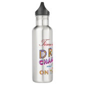 Zeit zum Trinken Champagner farbenfrohe Wasserflas Trinkflasche (Links)