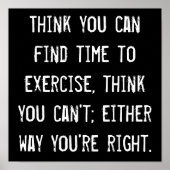 Zeit zum Üben Poster (Vorne)