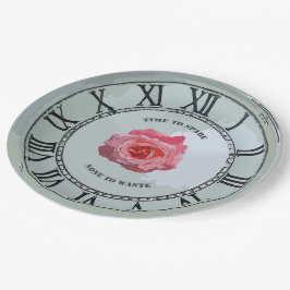 Zeit zum Vergnügen Pappteller