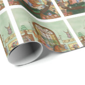 "Zeit zum Vortäuschen" Geschenkpapier (Rolleneckpunkt)