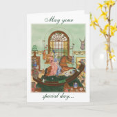 "Zeit zum Vortäuschen" Karte (Gelbe Blume)