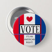Zeit zum WÄHLEN! Button (Vorne & Hinten)