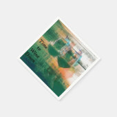 Zeit zum Wein Cocktail Napkins Serviette (Ecke)