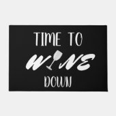 Zeit zum Weinen - Witziges Zitat - Erwachsener Hum Fußmatte (Vorderseite)