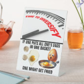 ZEIT ZUR DIVERSIFIZIERUNG SOCKELSCHILD (In Situ)