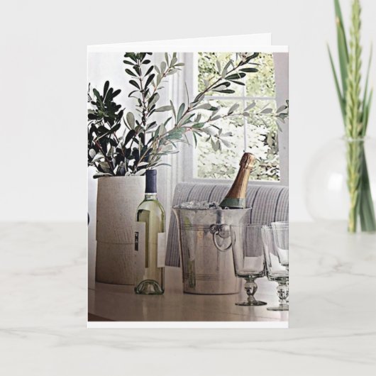 ZEIT ZUR "FEIERSCHREIBUNG" FEIERTAGSKARTE (Vorderseite)