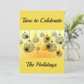 **ZEIT ZUR FEIERUNG DER FERIEN** EINLADUNG (Stehend Vorderseite)