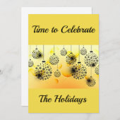 **ZEIT ZUR FEIERUNG DER FERIEN** EINLADUNG (Vorne/Hinten)