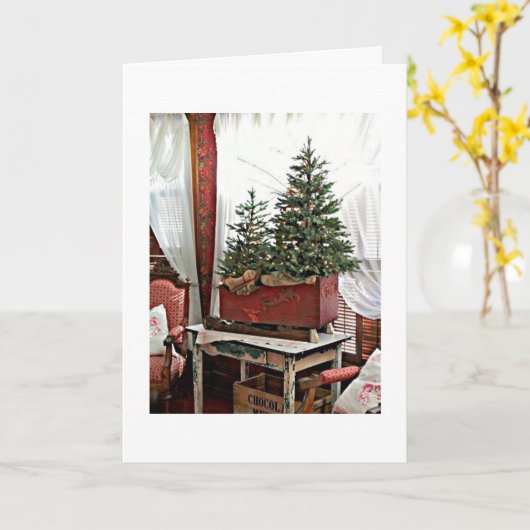 ZEIT ZUR SAMMLUNG **MERRY CHRISTMAS** KARTE (Gelbe Blume)