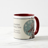 Zeit zur Strick-strickende Nadel-und Tasse (VorderseiteRechts)