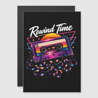 Zeit zurückspulen Vintage-Kassette Einladung