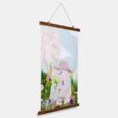 Zeit zusammen wandteppich mit holzrahmen (Gewinkelt)