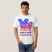 Zeit zwei zurück zu hinterem Weltkrieg kaut T - T-Shirt (Vorne ganz)