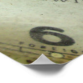 Zeitabnahme: Eins Poster (Ecke)