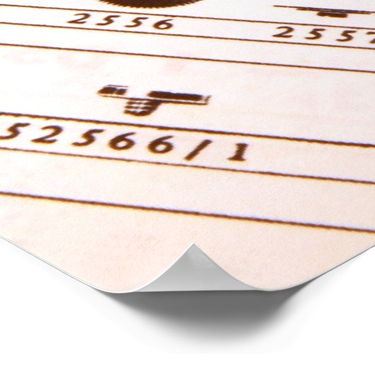 Zeitabschnitte Poster (Ecke)