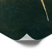 Zeitalter als ein Kompass auf die Erde Poster (Ecke)