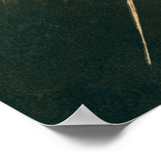 Zeitalter als ein Kompass auf die Erde Poster (Ecke)