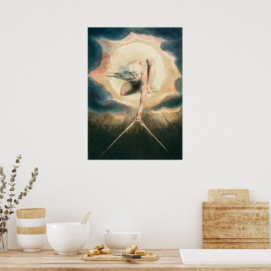 Zeitalter als ein Kompass auf die Erde Poster (Küche)