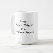 Zeitalter des Menschen Becher 11 Oz oder 15 Oz Kaffeetasse (Vorderseite Links)