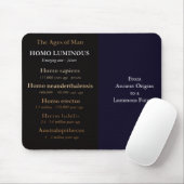 Zeitalter des Menschen-Mauspad Mousepad (Mit Mouse)