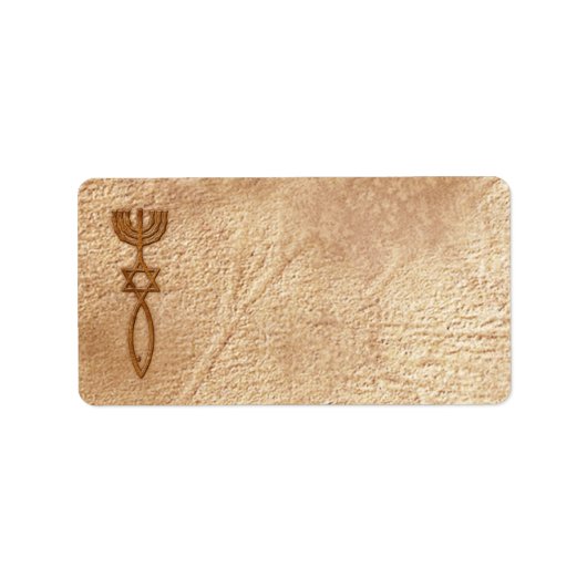 Zeitalter des messianischen Siegels - Adressmarken Adressaufkleber (Vorne)