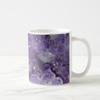 Zeitalter-heilende Amethyst Kristallkristalle Kaffeetasse