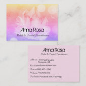 *~* Zeitalter-Heiler Reiki Kristallyoga Reiki Visitenkarte (Vorne/Hinten)