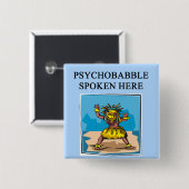 Zeitalterpsychologieentwurf Button (Vorne & Hinten)