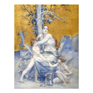 Zeitangabe (1896) von Luc-Olivier Merson Fotodruck