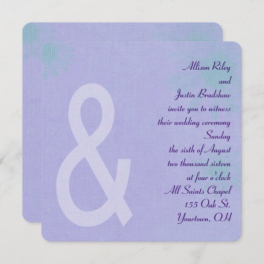 Zeitarbeiter Einladung (Vorne/Hinten)