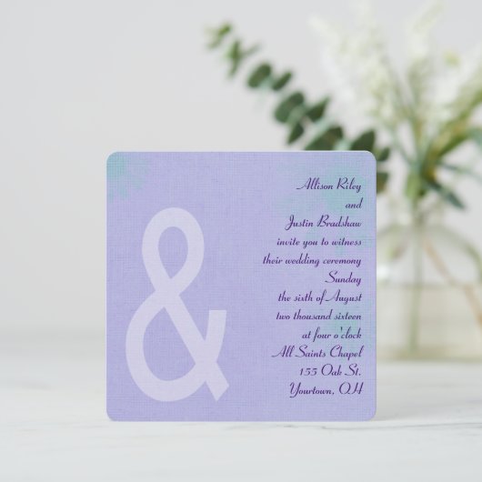 Zeitarbeiter Einladung (Stehend Vorderseite)