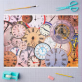 Zeitbeobachtungen und Uhren - leuchtende Entkopplu Seidenpapier (Basteln)