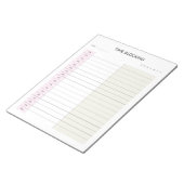 Zeitblock-Planer Notizblock (angewinkelt)