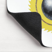 Zeitbombe-Brennsicherung Mousepad (Ecke)