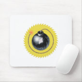 Zeitbombe-Brennsicherung Mousepad (Mit Mouse)