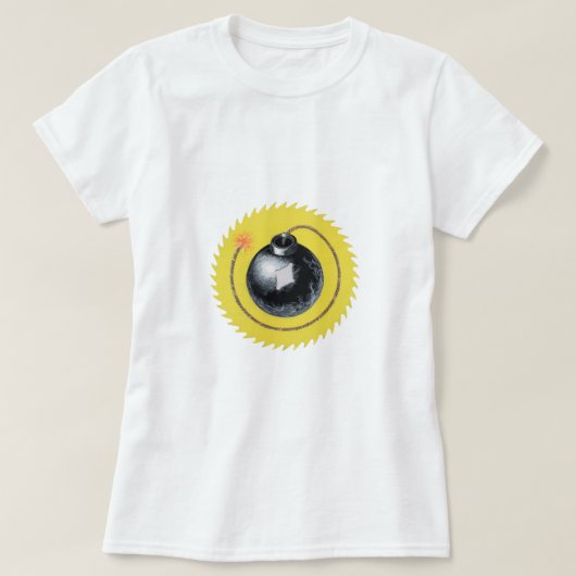 Zeitbombe explodiert T-Shirt (Design vorne)