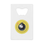 Zeitbombe Geldbeutel Flaschenöffner (Vorderseite)