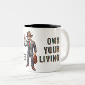 Zeitboss Zweifarbige Tasse (VorderseiteRechts)