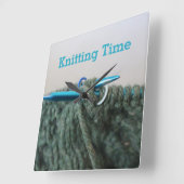 Zeitdrossel Quadratische Wanduhr (Winkel)