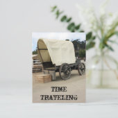 Zeiten ändern postkarte (Stehend Vorderseite)