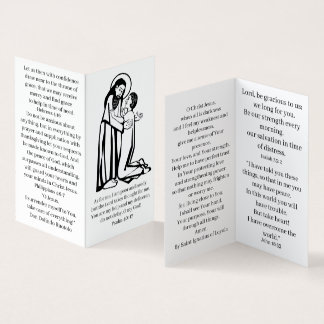 Zeiten der Trouble-Gebetskarte