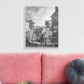 Zeiten des Tages, Abend, 1738 Leinwanddruck (Insitu (Wohnzimmer))