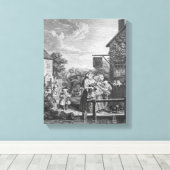 Zeiten des Tages, Abend, 1738 Leinwanddruck (Insitu (Holzboden))