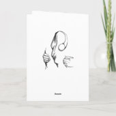 ZEITEN SIND SCHWIERIG (2) Weihnachtskarte Feiertagskarte (Rückseite)